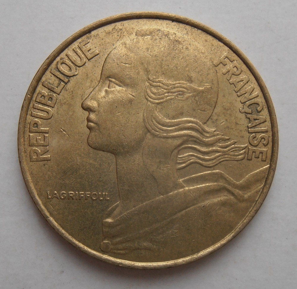 FRANCE 20 CENTIMES 1976