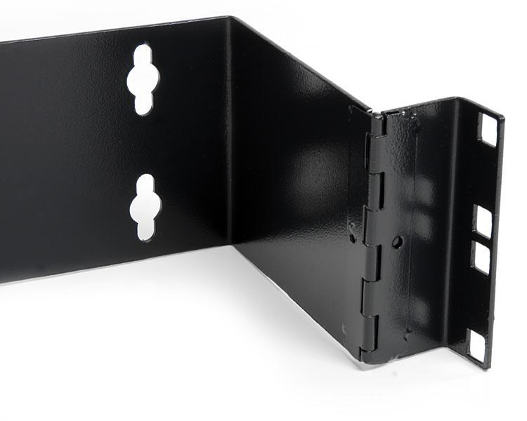 HINGED 2U 19" Startech Panel Patch Wall Mount (Black)