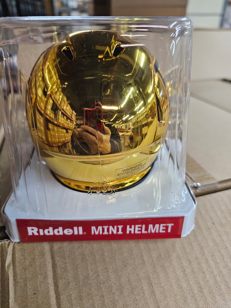 BAYLOR BEARS CHROME BIG 12 MINI HELMET NCAA RIDDELL