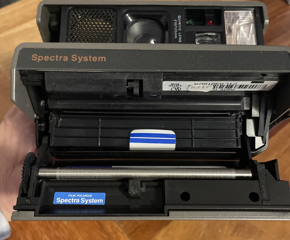 Vintage Polaroid Spectra Sysyem Camera ~ Powers On