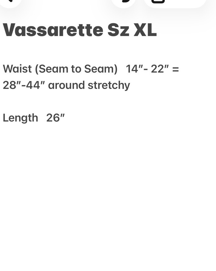 Vassarette White Lace Nylon Half Slip Sz XL 26” Grunge Goth Y2K Pinup Lingerie