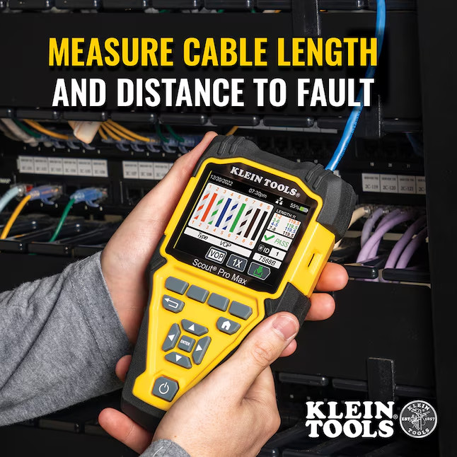 Klein Tools Scout Pro Max Network Cable Tester With Remote Set- NO SHIP CA