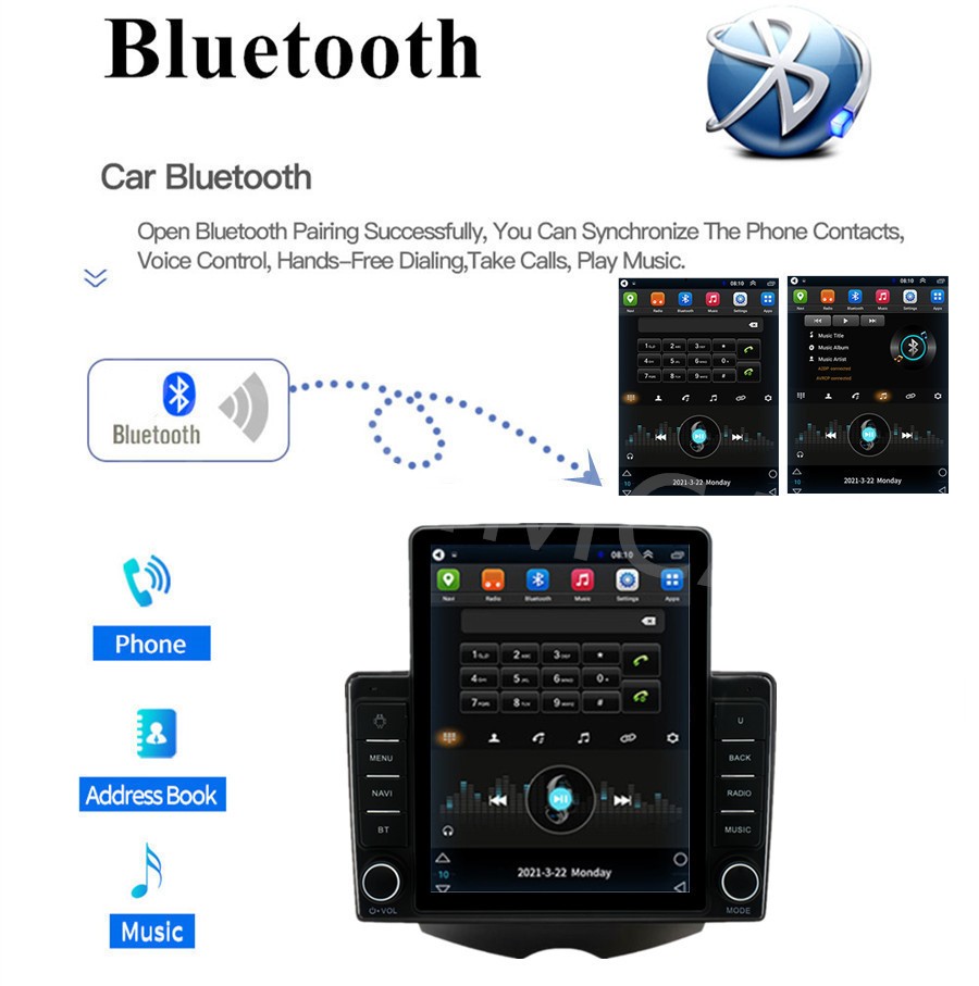Stereo Radio For Apple Carplay Android Auto Fit For Hyundai Veloster 2011-2017