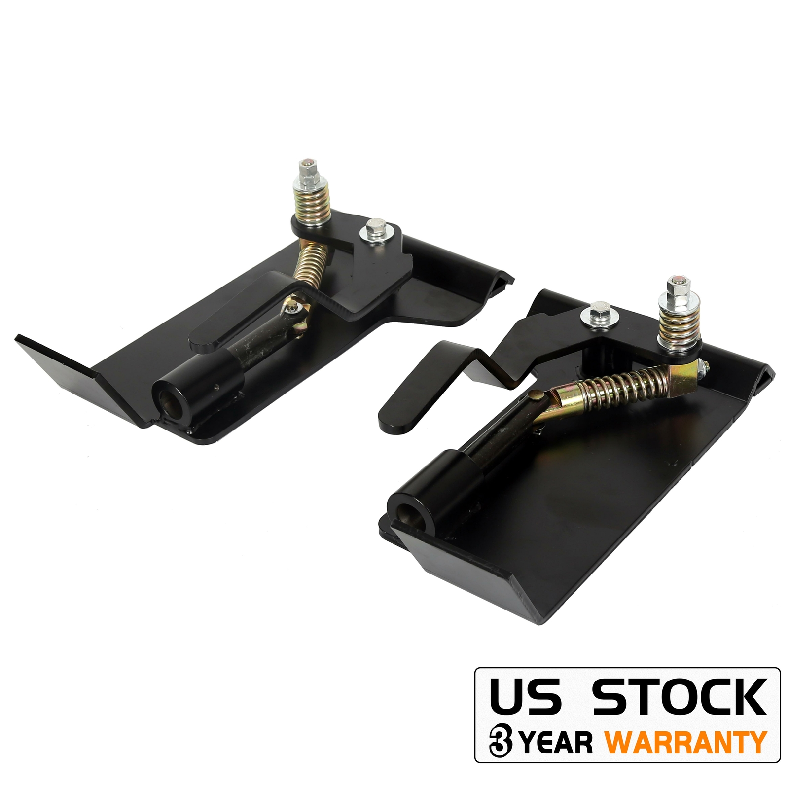 Weld-On Skid Steer Quick Attach Bucket Conversion Adapter Latch Plates Universal