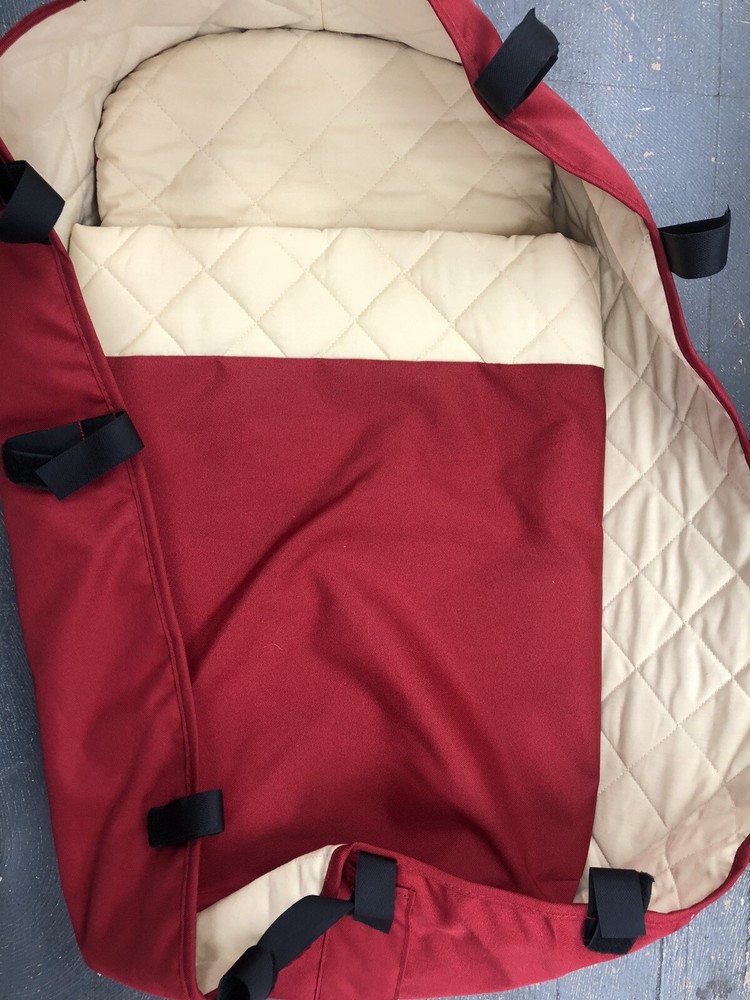 Bugaboo Frog Red Bassinet + Bugaboo Frog Foot Muff Bag *With extras*