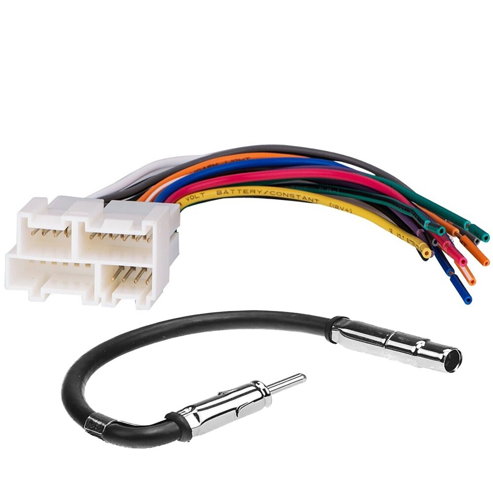 Double DIN Car Stereo Install Kit & Harness for 1995-2002 C/K Silverado/Sierra