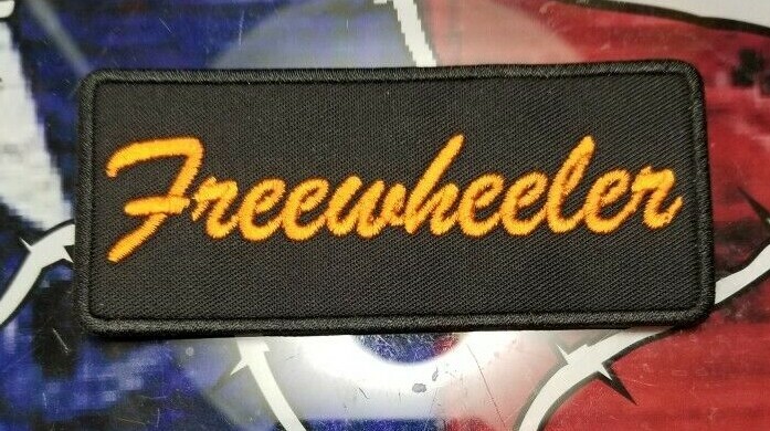 EMBROIDERED FREEWHEELER MOTORCYCLE PATCH (Please Read Ad)