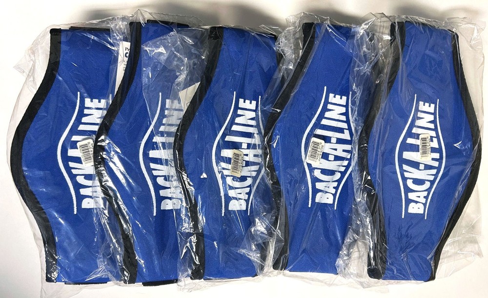 Back-A-Line Back Support Belt Royal Blue X-Small (23" - 27")