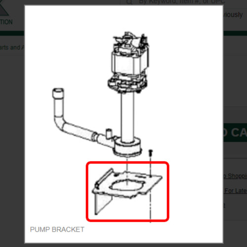 PUMP BRACKET #1011514-64