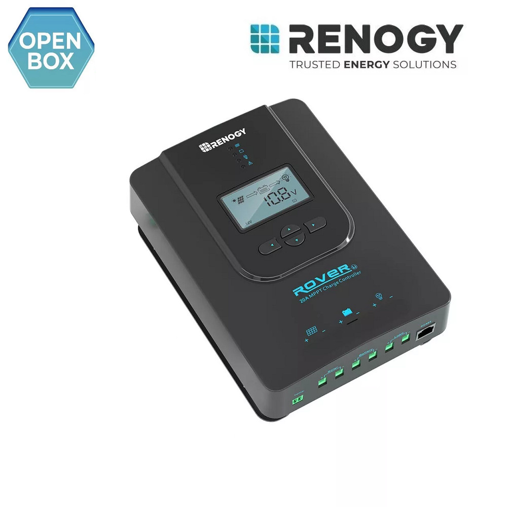 Renogy 20 Amp 12V/24V DC Input MPPT Auto Parameter Solar Charge Controller