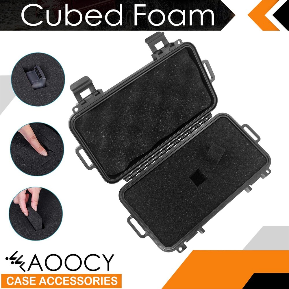 8'' Small Case With Pluck Customizable Foam Insert Ip67 Waterproof Hard Carrying