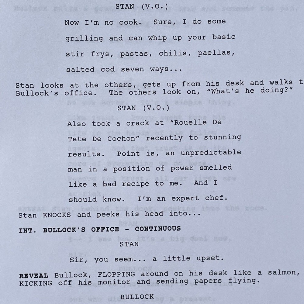 American Dad Dee Bradley Baker 2015 Original Production Used Table Draft Script