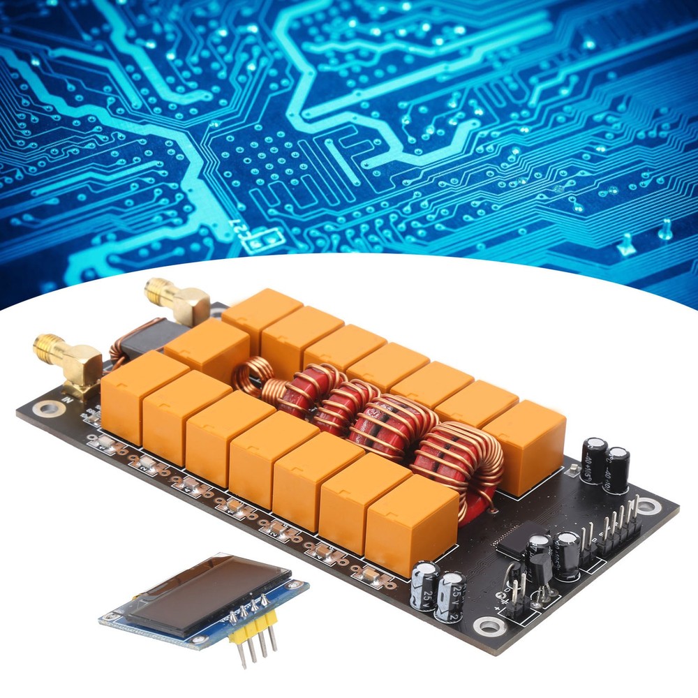 Antenna Tuner Board With Screen Finished Version DIY Kits Tester Components