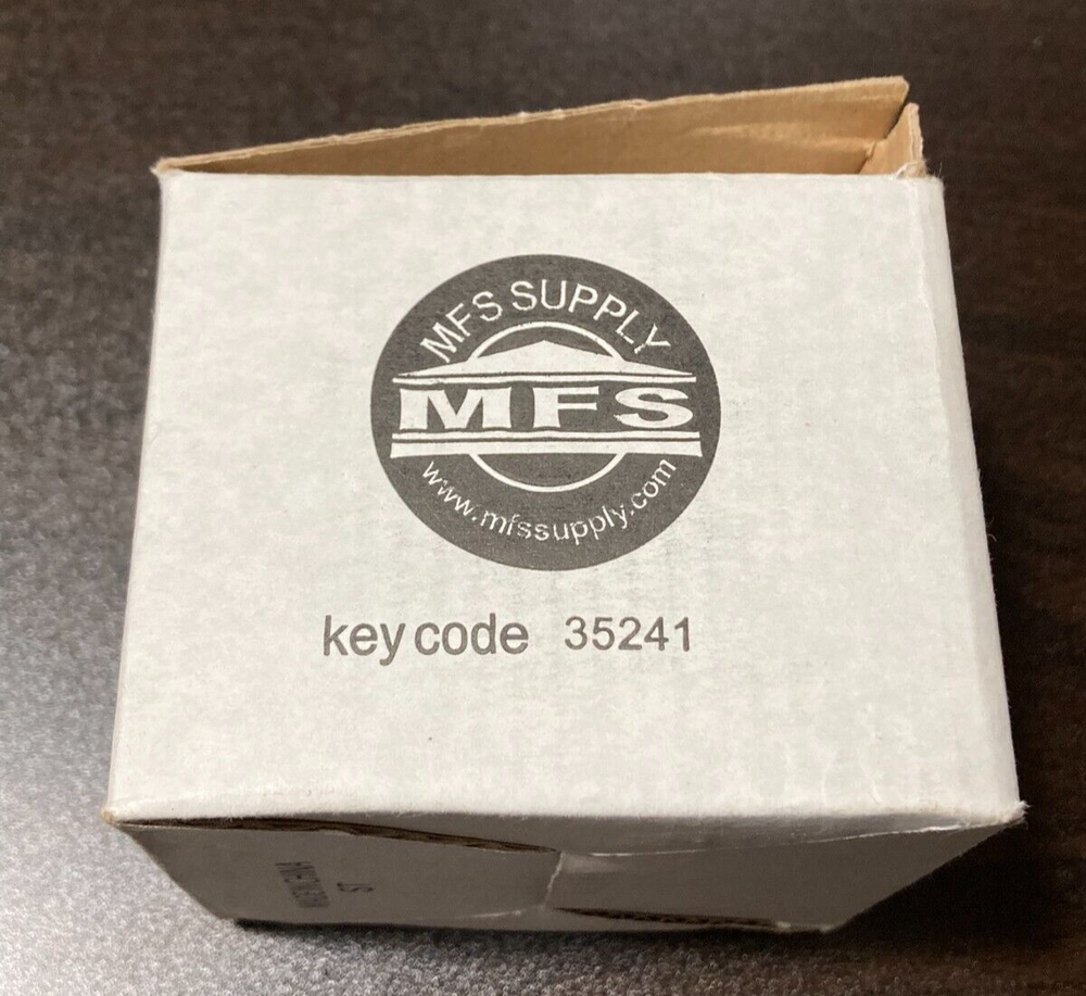 MFS Supply Polished Brass Deadbolt w/2 keys - Keycode 35241