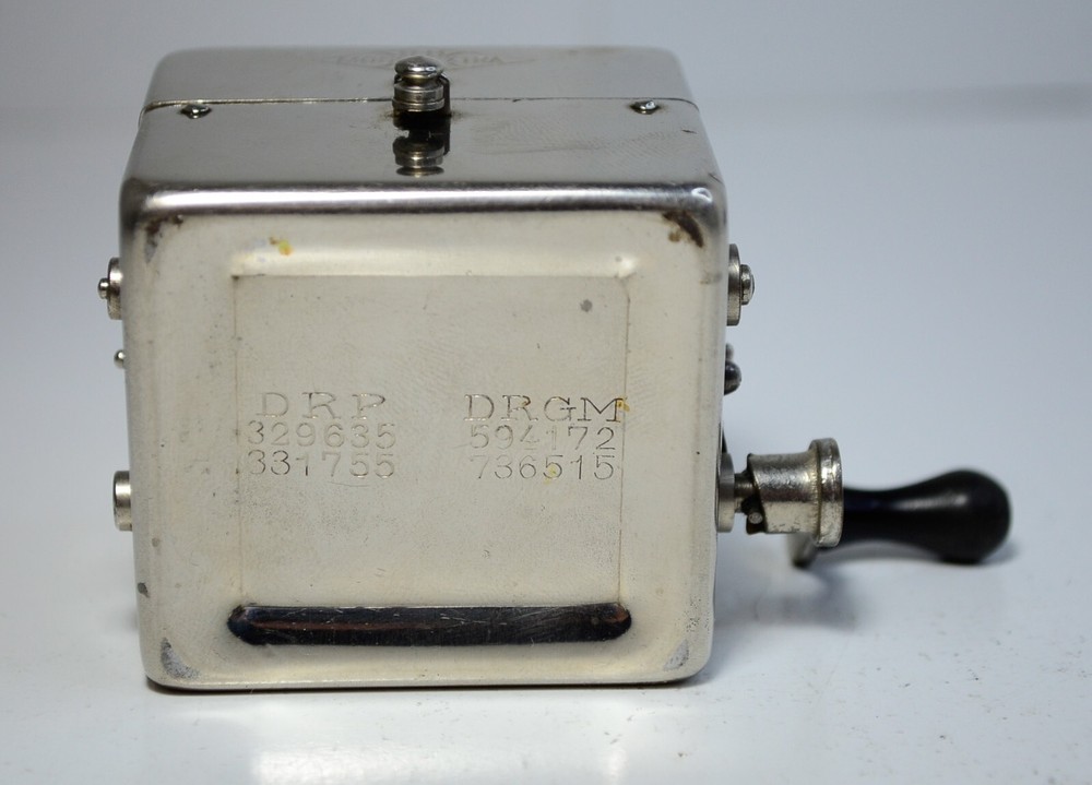 BROKEN Rollfix Mond Extra German Mechanical Razor Blade Sharpener Machine Vtg