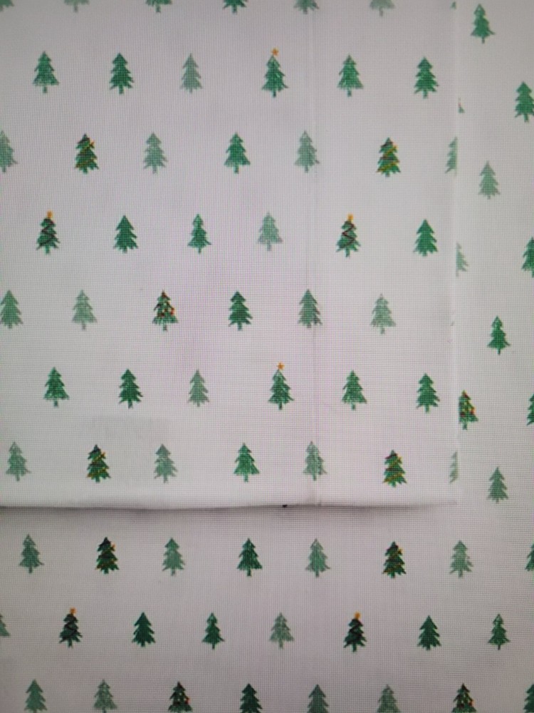 Cuddl Duds Flannel Tiny Trees Full Sheet Set New