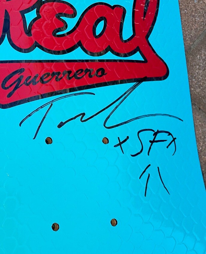 Tommy Guerrero Signed Skateboard Real Deck