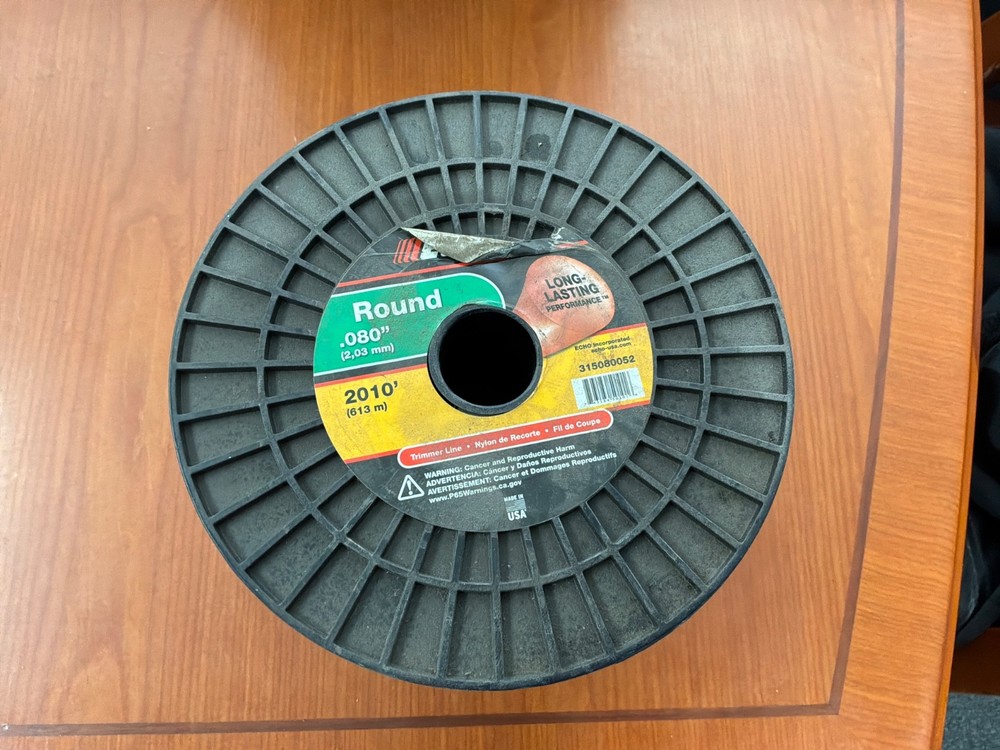 315080052 ECHO .080 Round STRING TRIMMER LINE 5 POUND SPOOL 2010'
