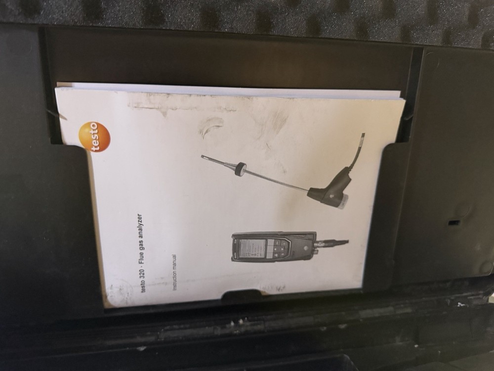TESTO 320 FLUE GAS ANALYZER KIT COMPLETE WITH PRINTER
