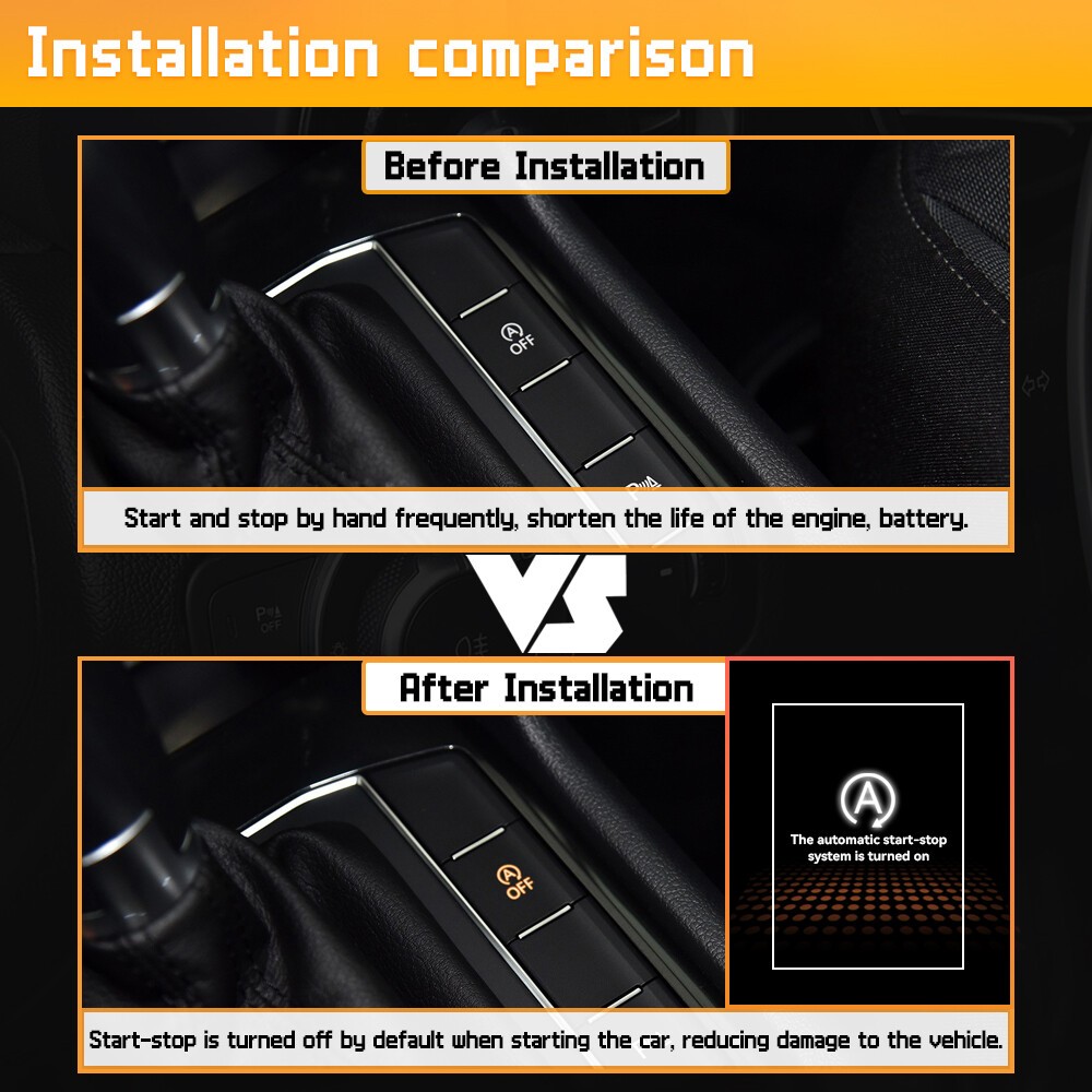 Car A-OFF Switch Cable Delete Disable Stop Start Engine System Eliminator Plugs
