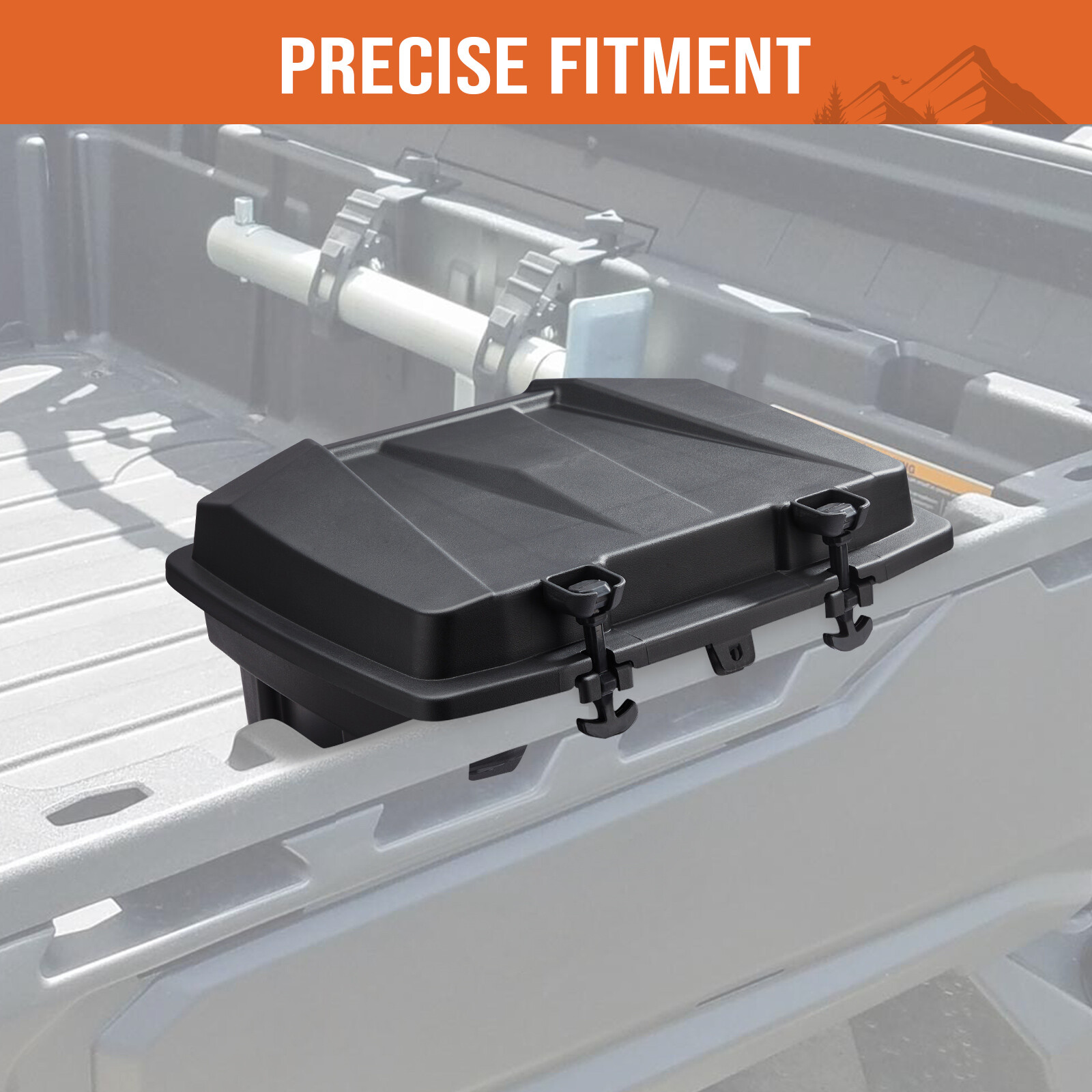 Cargo Storage Bed Box For Can Am Defender HD5/ HD8/ HD10 MAX Commander 2016-2023