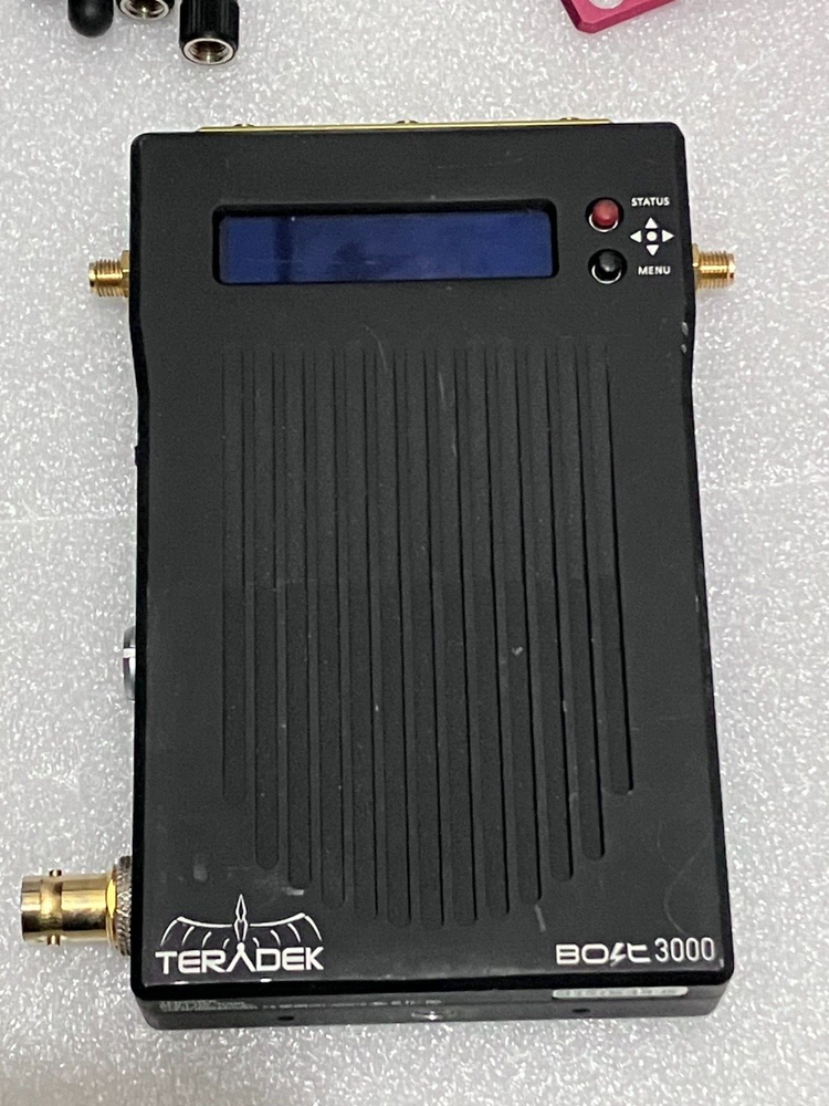 Teradek Bolt 3000 receiver with antenna array in OEM hard case