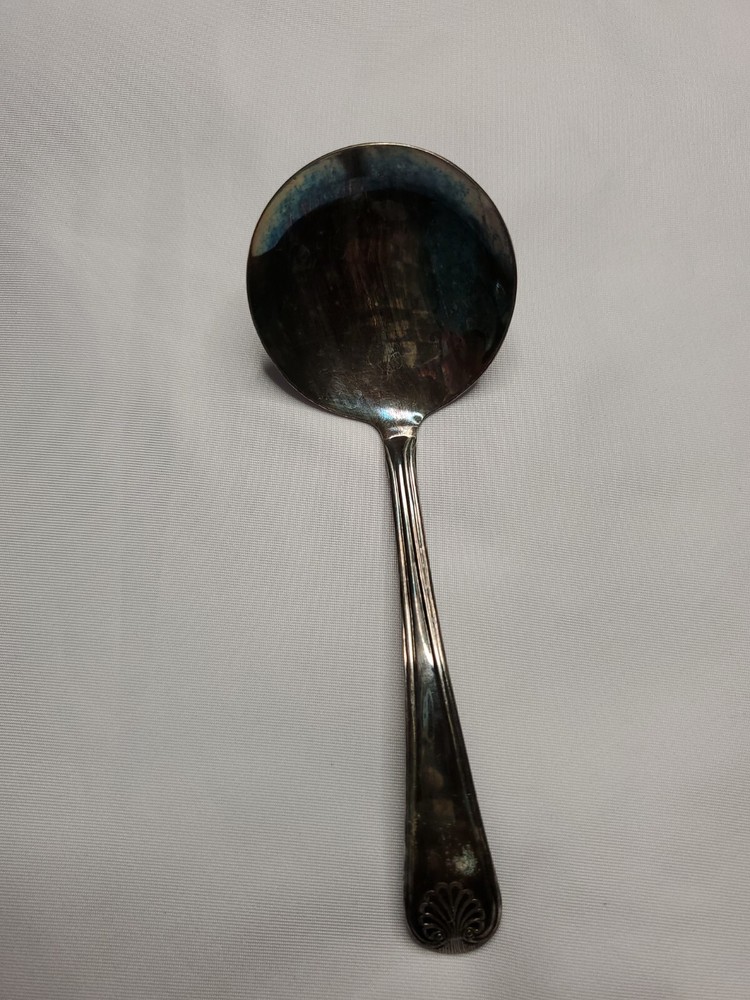 Sheffield England Sugar Scoop Serving Sauce Spoon 4.75"