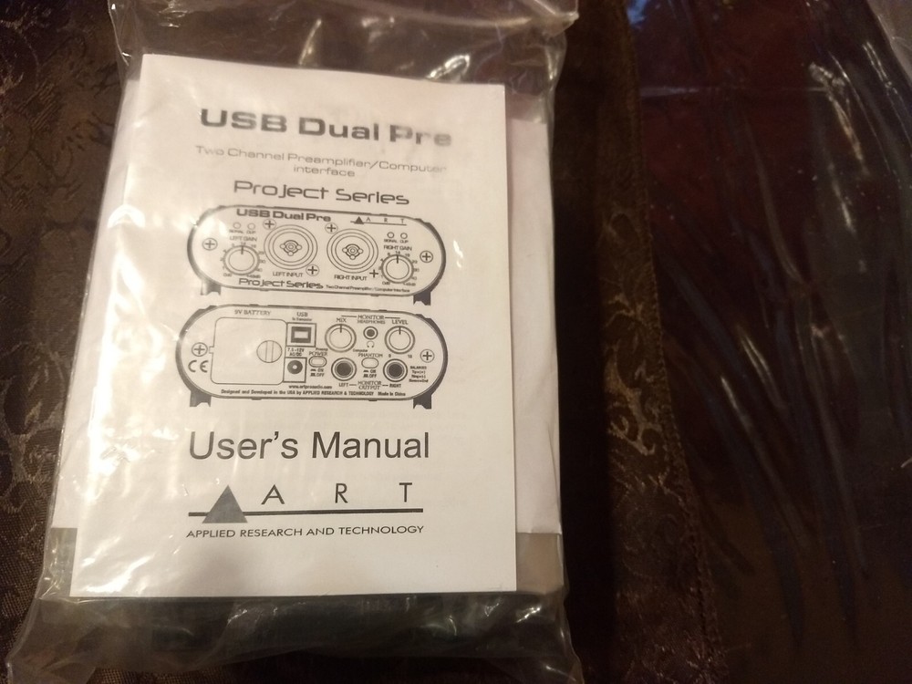 ART USB Dual Pre Two Channel Preamplifier/Computer Interface (USBDUALPREPS)