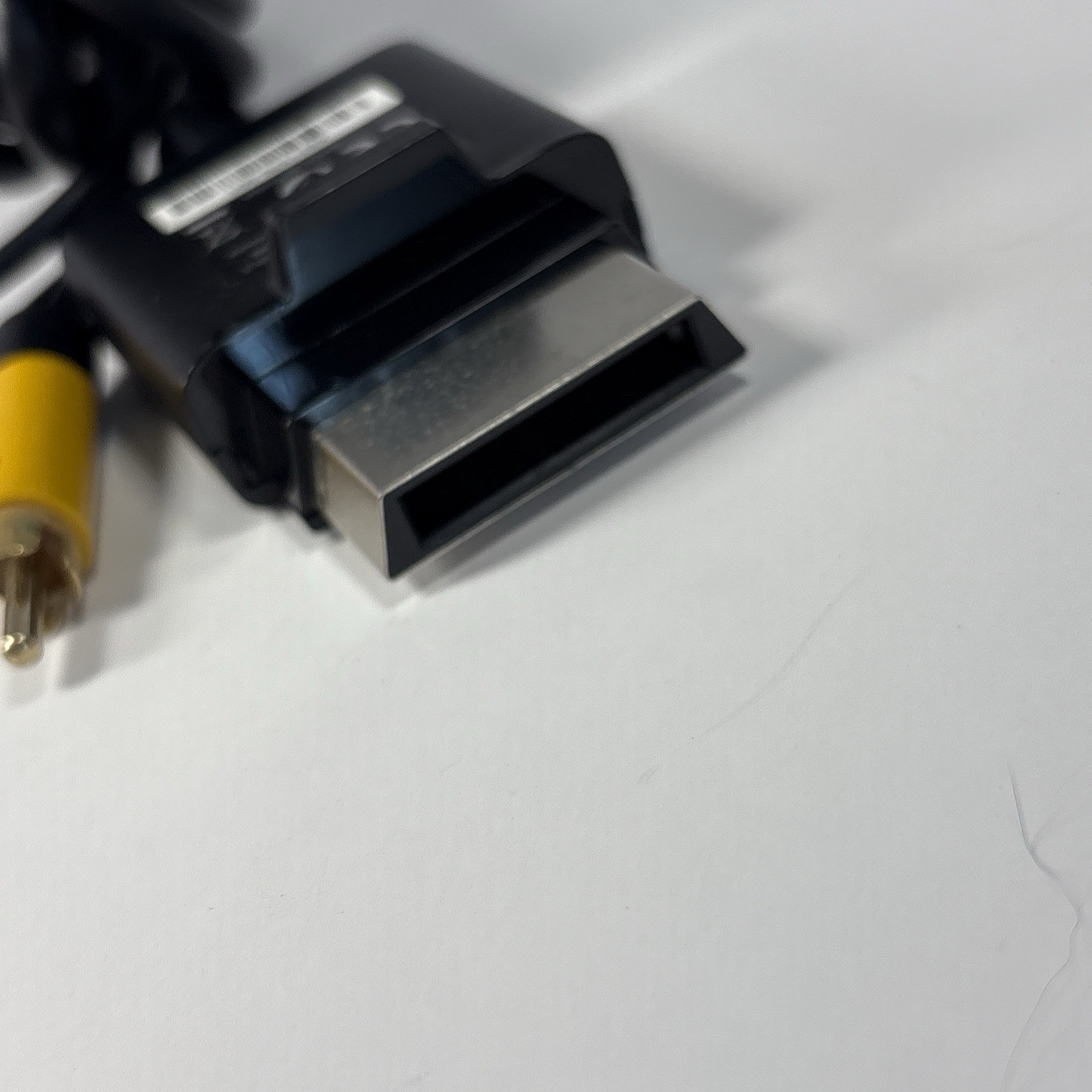 Genuine Official OEM Microsoft XBOX 360 Composite AV Cable X821376-001 Tested