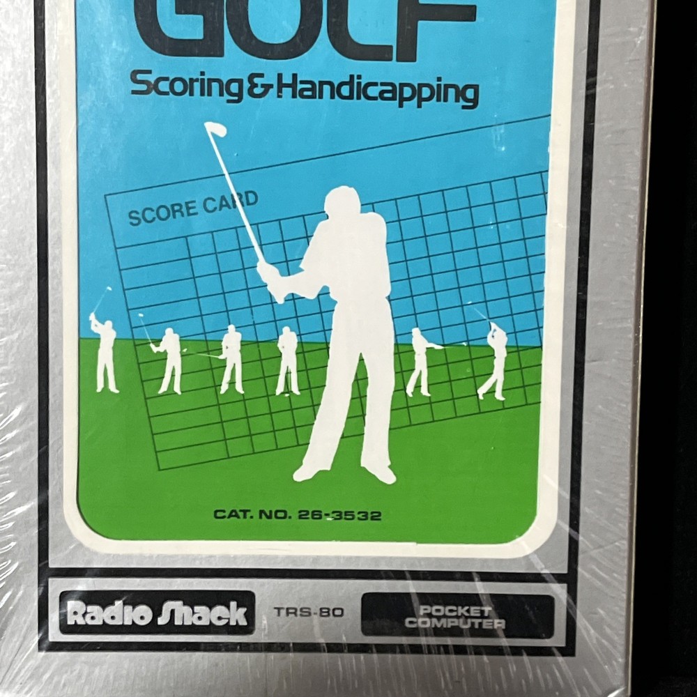 NEW Radio Shack TRS-80 Pocket Computer Program – “Golf: Scoring & Handicapping”