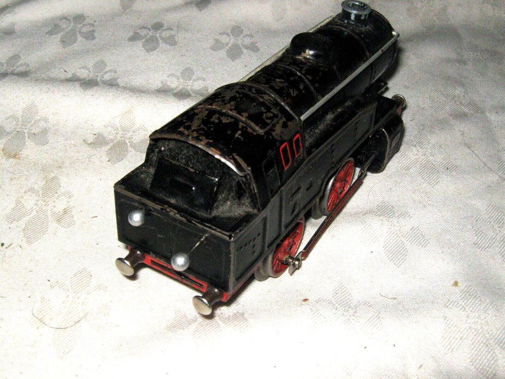 Rare U.S. Zone Germany Fleischmann O Gauge Clockwork E320 0-4-0 Tinplate Engine
