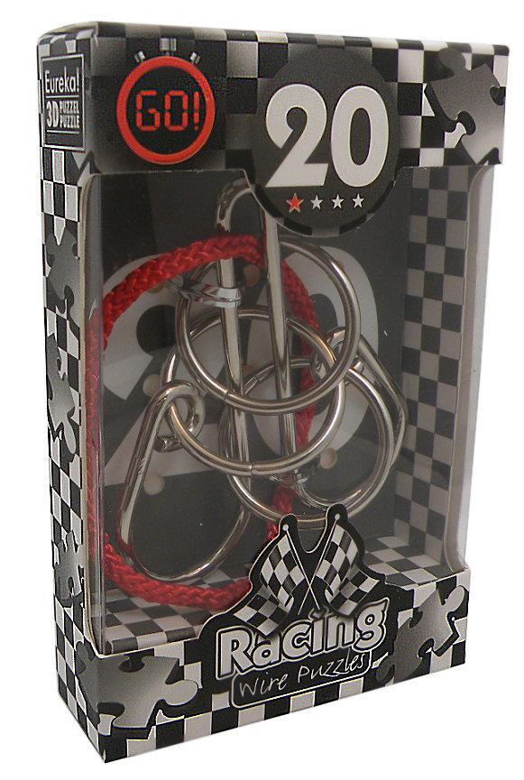 Racing Wire No. 20 - String Brainteaser Metal Puzzle