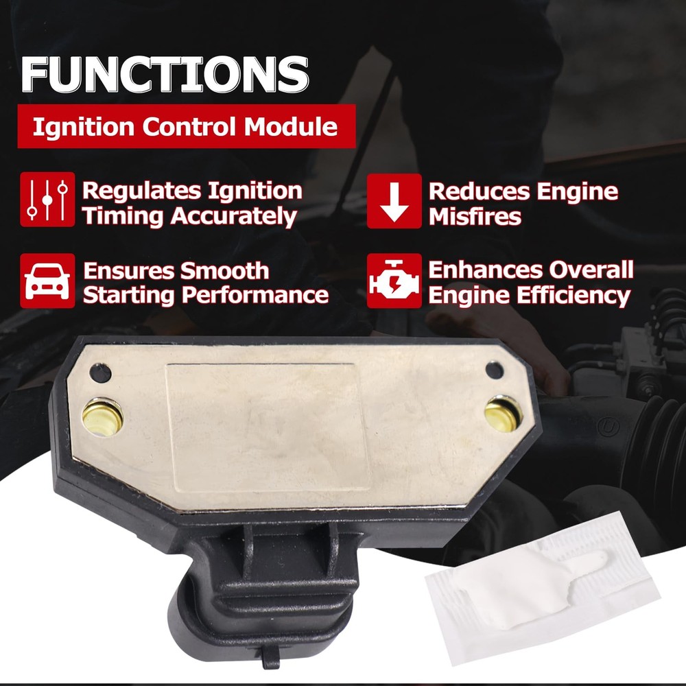 1ST Engine Ignition Control Module for Buick 1996, for Cadillac 1996 1999 black
