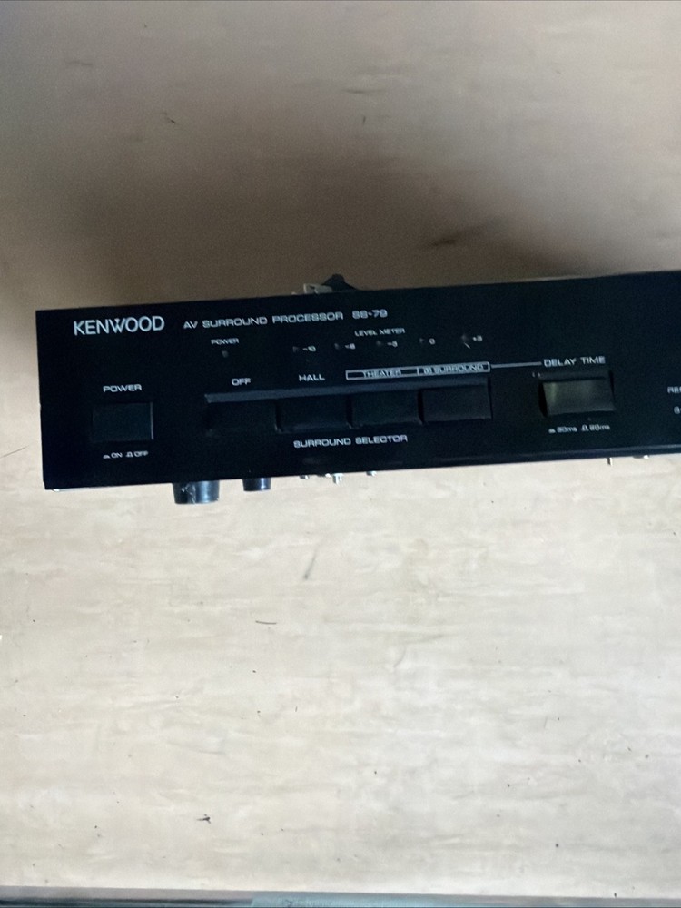 Kenwood SS‑79 Processor 🔊🎚️ AV Surround Sound with Digital Delay System