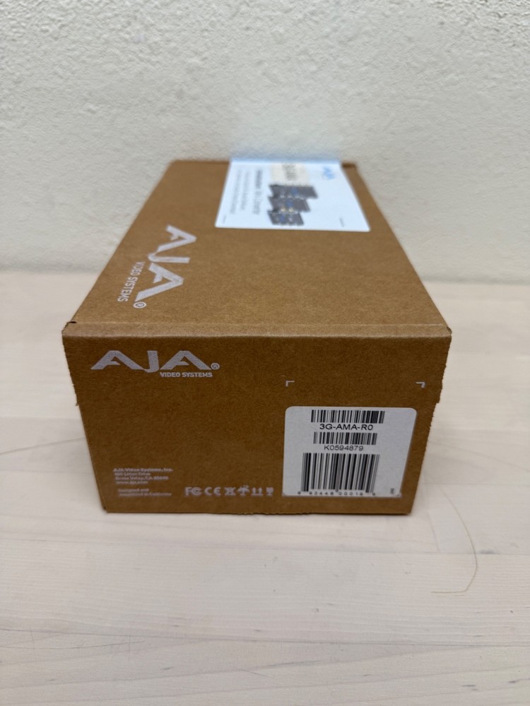 *New In Box* Aja 3G-AMA 4 Channel Balanced Audio Embedder Disembedder