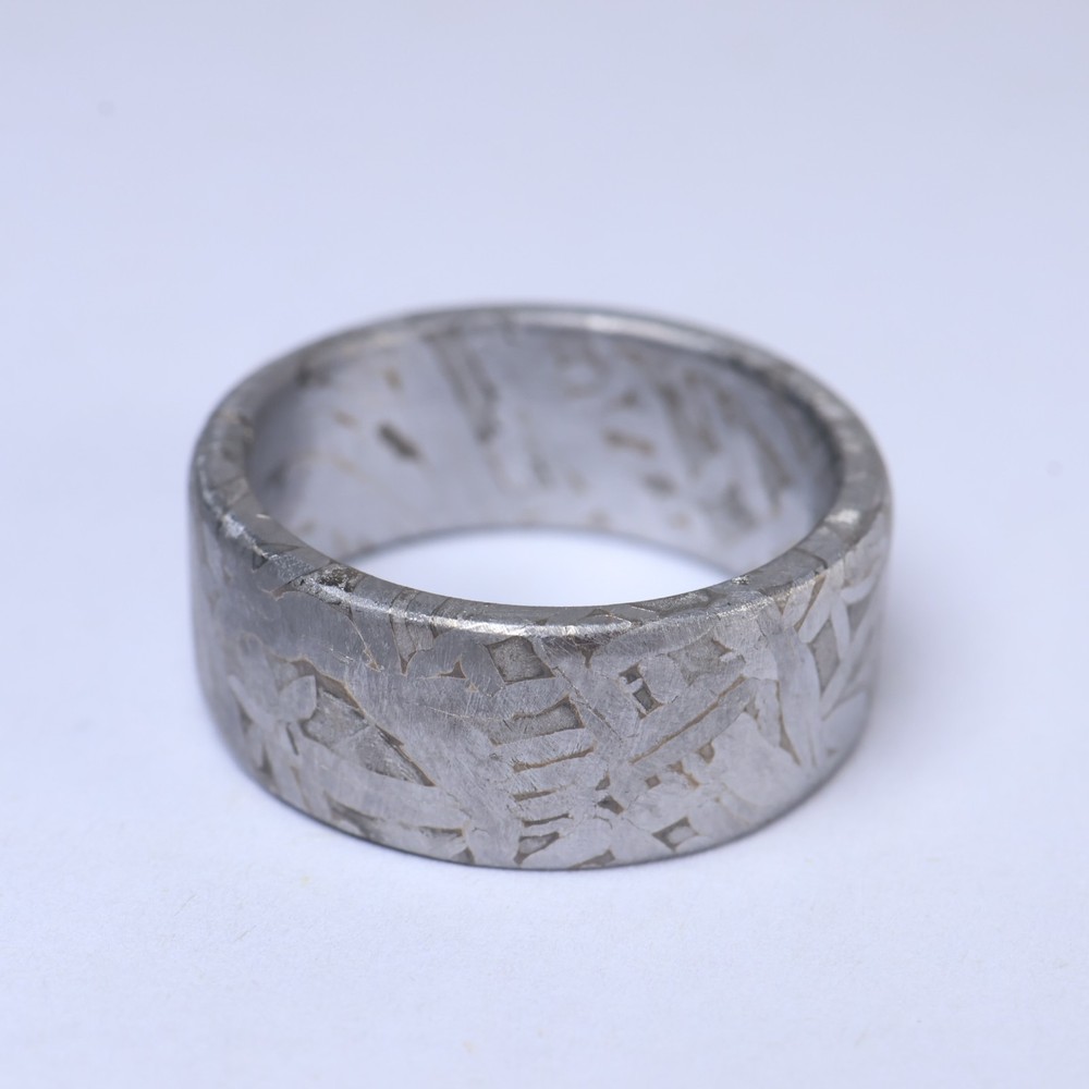 Meteorite Ring, Natural Muonionalusta meteorite,Personalized customization Ring