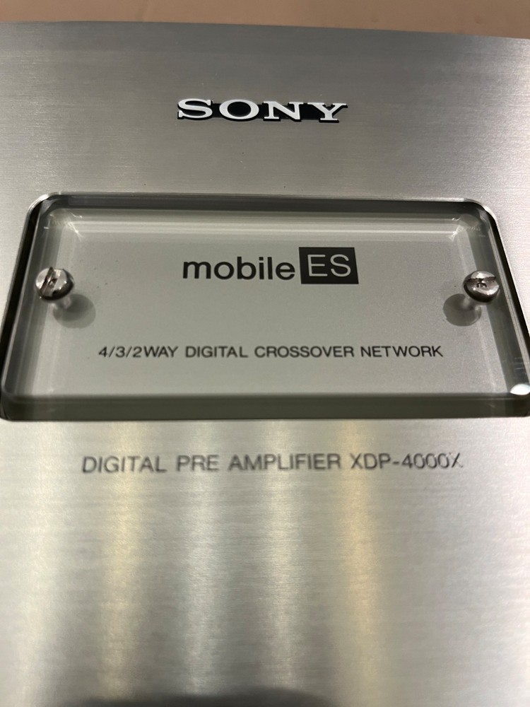 Sony XDP-4000X Mobile ES Digital Sound Processor Crossover Equalizer