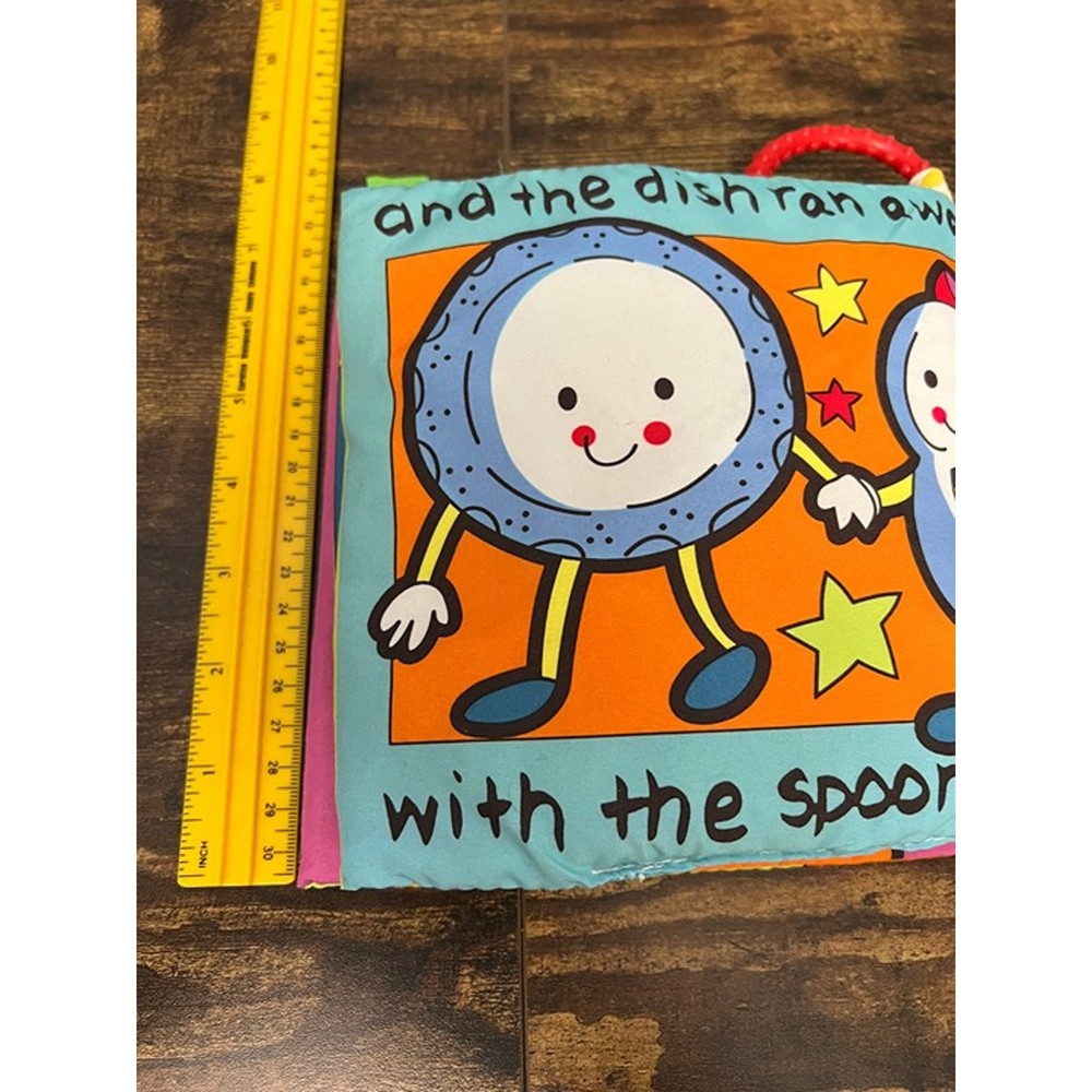 Playtex Baby's First Teething Hey Diddle Diddle Fabric Book