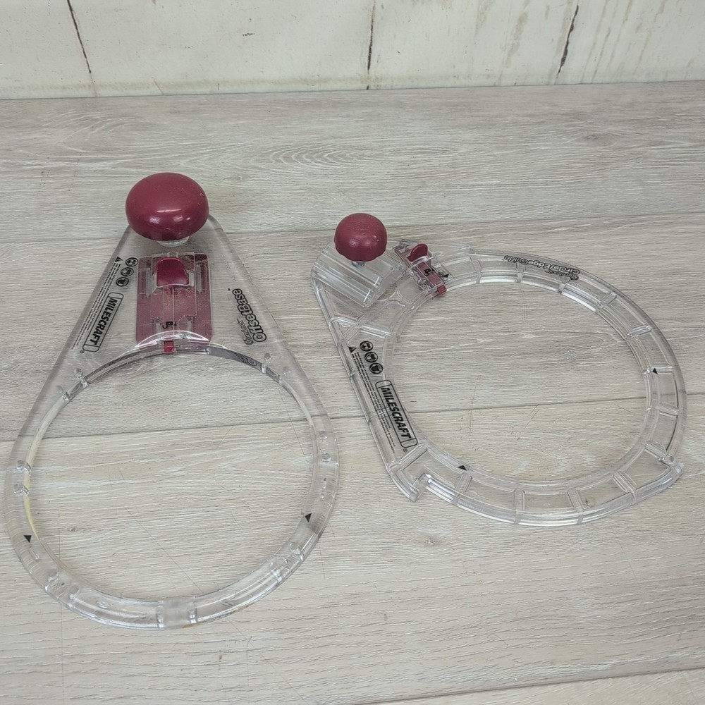 Milescraft Router Jigs Turnlock Offset Base & Circle/Edge Guide Thumb Release