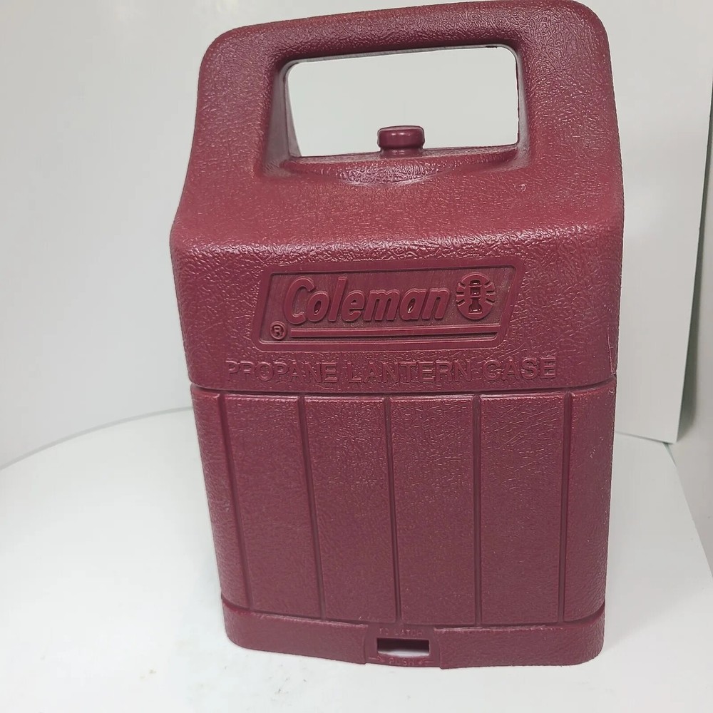 Coleman Lantern Carry Case Only Red Plastic Storage Handle