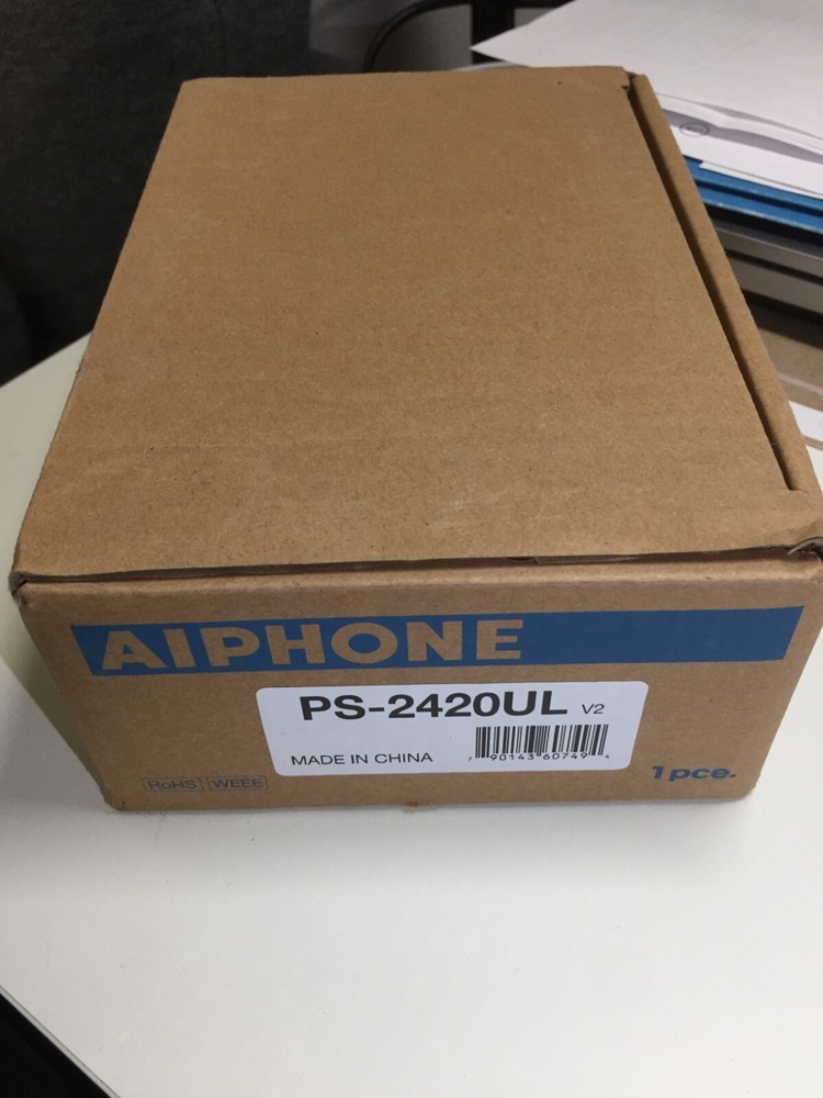 Aiphone PS-2420UL - 24V DC, 2 Amp Power Supply 2420 UL for intercom