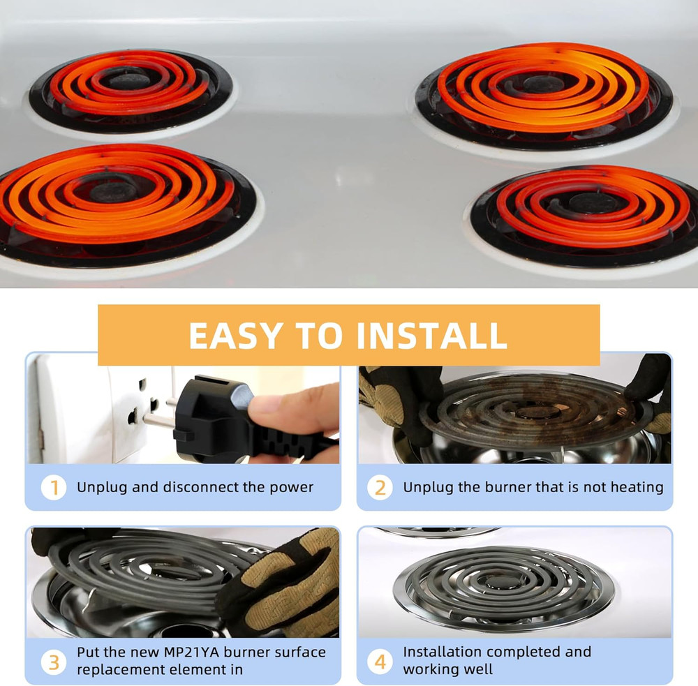 Universal Electric Range Cooktop Stove 8" Large Burner Heating Element