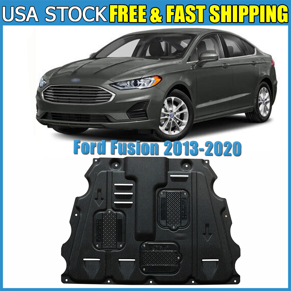 Front Engine Splash Guards Shield Assembly Plastic For Ford Fusion 2013-2020