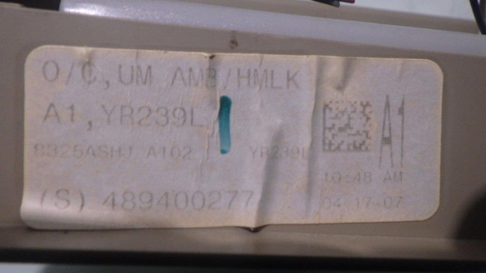 07 HONDA ODYSSEY Front Console Roof