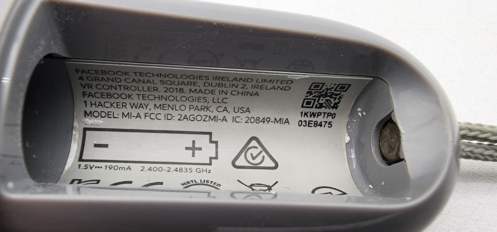 Oculus Go Gyroscope Replacement VR Bluetooth Remote Controller OEM MI-A