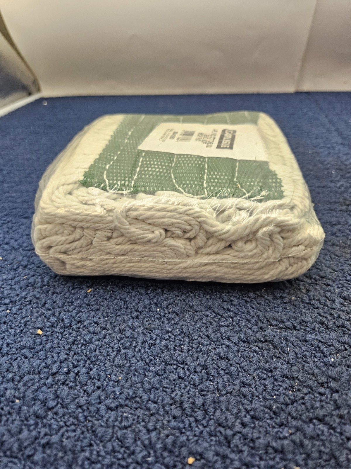 (QTY 12) CARLISLE 369418B00 4-Ply MD Cotton Blend Looped End Mop Food Service