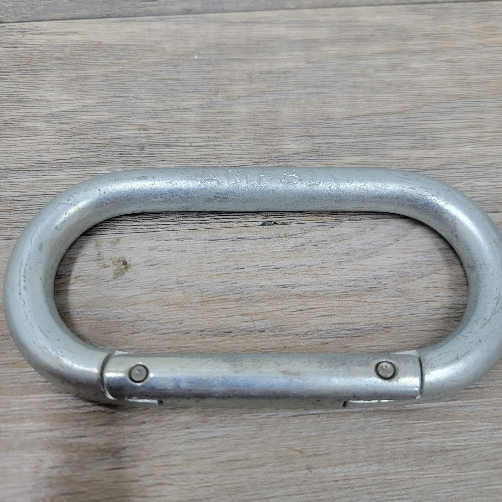 Vintage Original US Military Carabiners AMF81 NOS Snap-link 2x4" USGI Oval