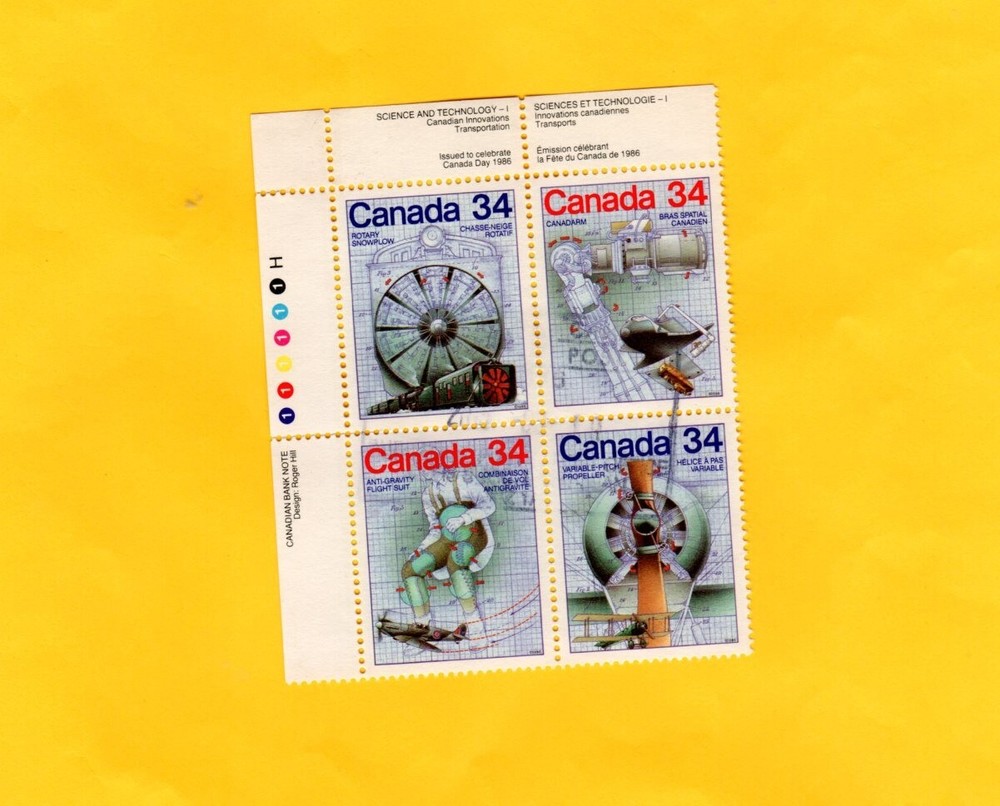 Canada ptbk 1102a Science and technology used cv $4.50