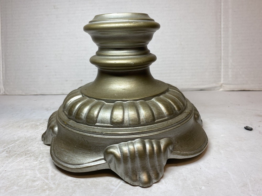 Vintage Metal Footed Lamp Base