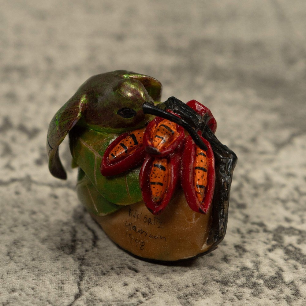 Hummingbird Tagua Carving
